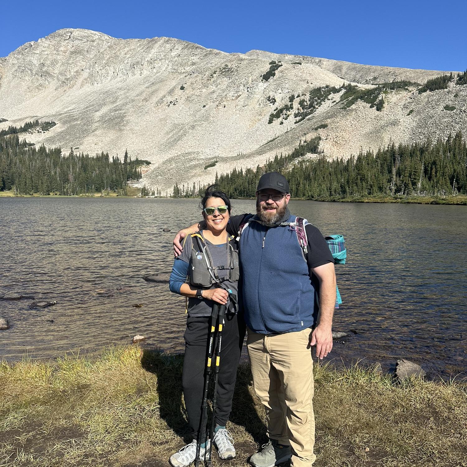 First hike to Mitchell Lake
