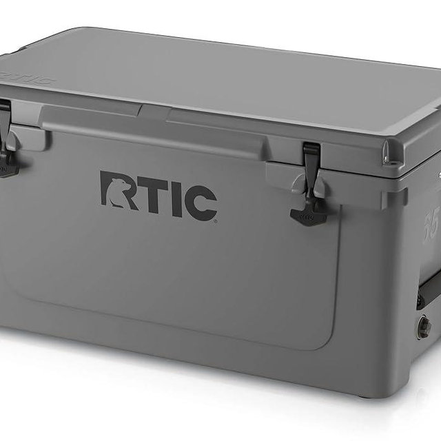 RTIC 65 QT Ultra-Tough Cooler Hard Insulated Portable Ice Chest Box for Beach, Drink, Beverage, Camping, Picnic, Fishing, Boat, Barbecue