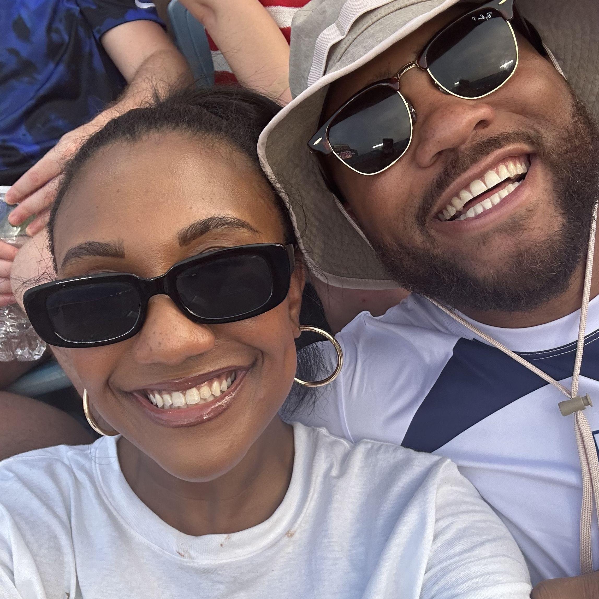 Alex is a huge soccer fan and he took Lustra to see a game the day after their engagement!