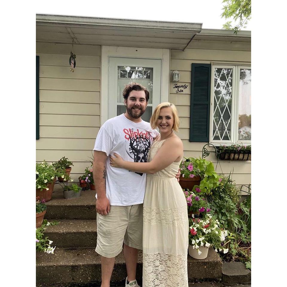 Visiting Brady in Bartonville before I moved there.