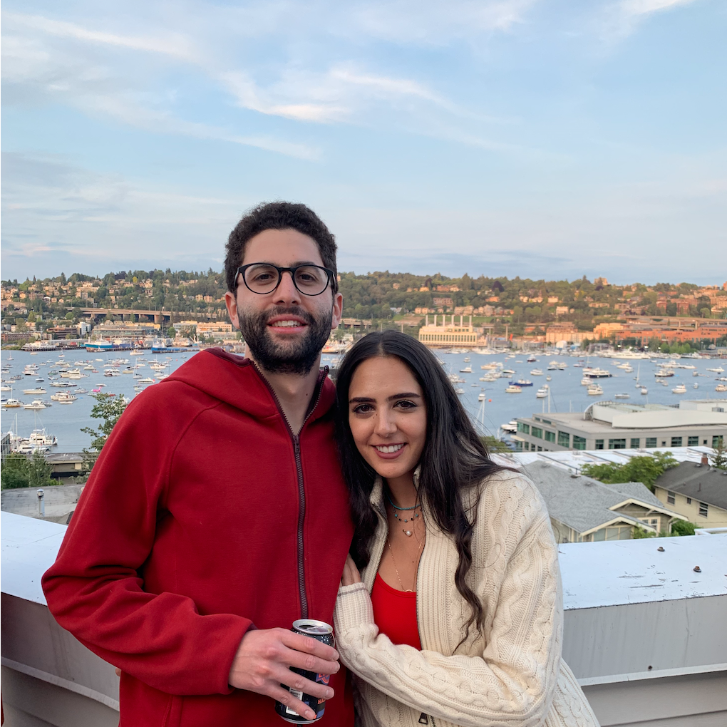 Our first Fourth of July together in Seattle!
