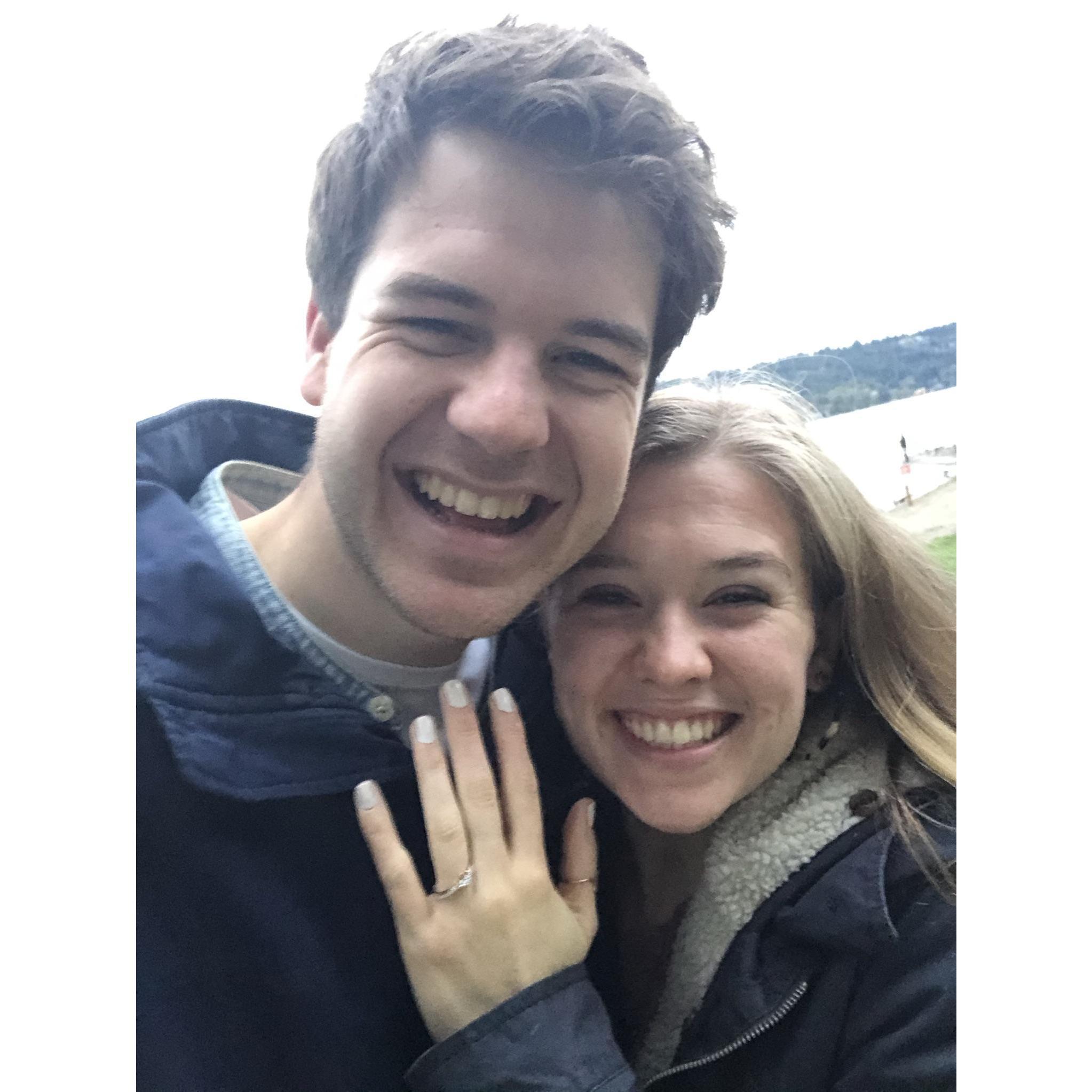 Right after we got engaged!