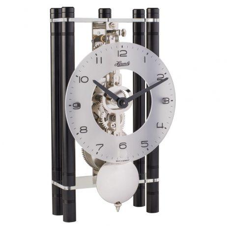 Hermle Mikal Modern Mechanical Table Clock – Black 23021740721