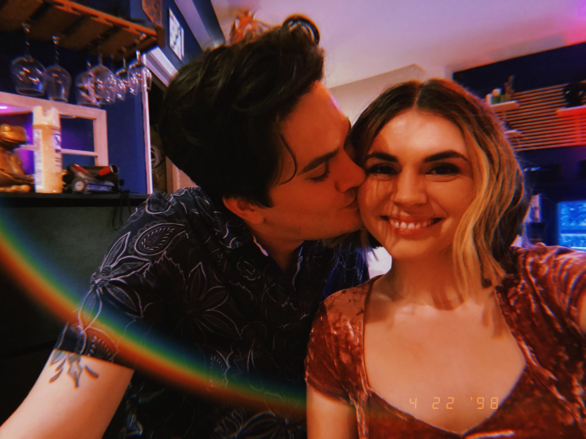 Our 2nd anniversary, right after we got engaged