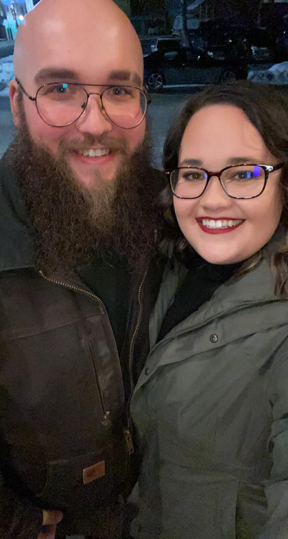 First picture together. Happy Valentine’s Day!