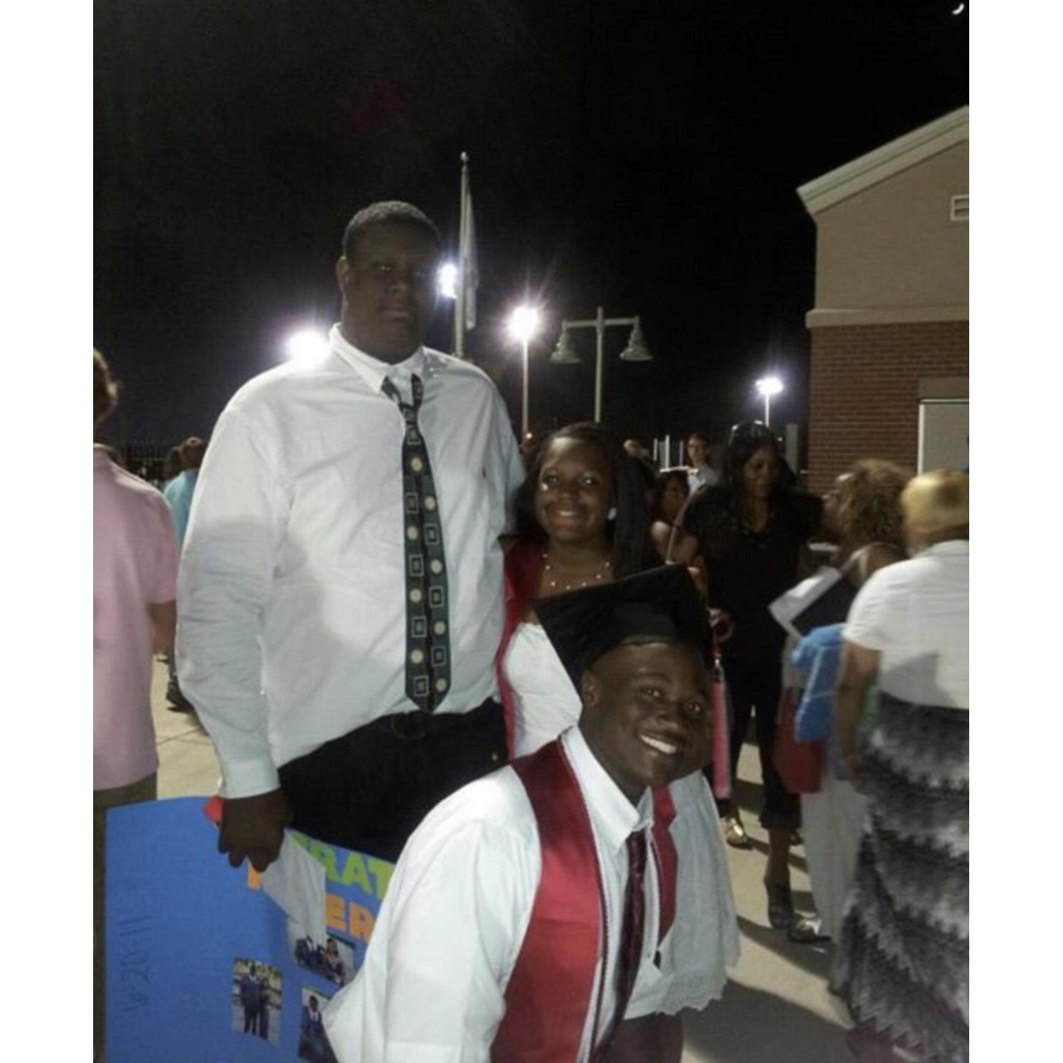The first picture we ever took together, Graduation Night ft. The “Best Man“
