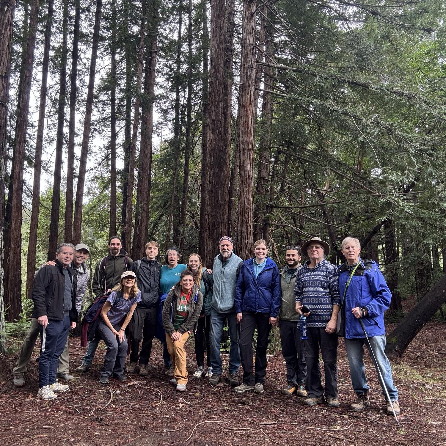 2024 New Years Hike with the Bagheri-Parsons Families