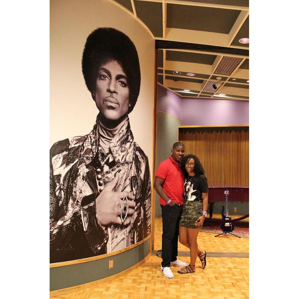 Mitchell and Natasha on their first couples vacation in Minnesota to visit Prince's Estate