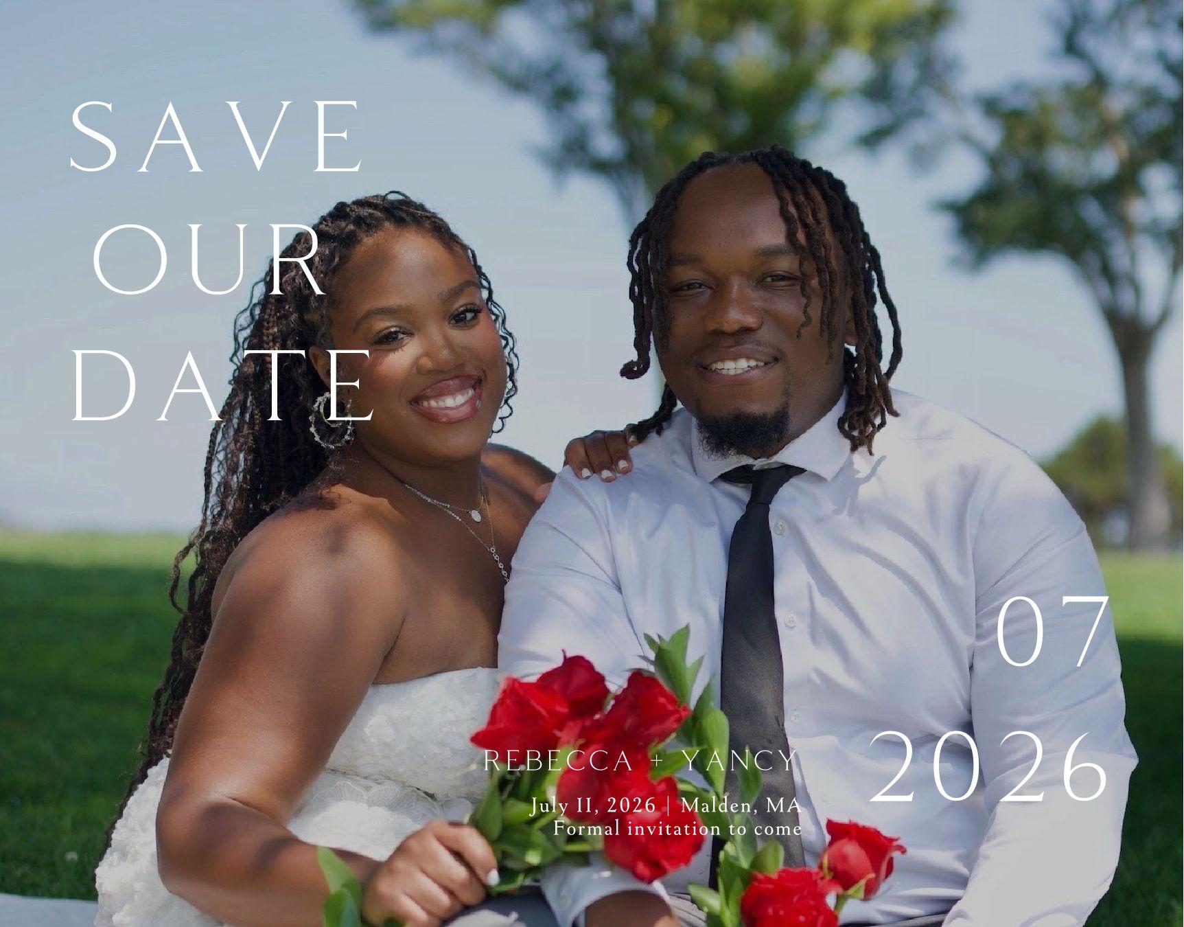 The Wedding Website of Rebecca Senat and Yancy St Germain