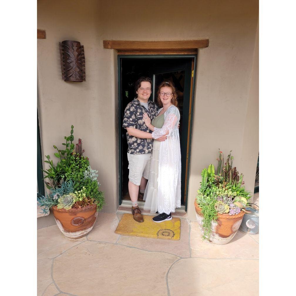 My Aunt Terry took this the day after we got engaged :)