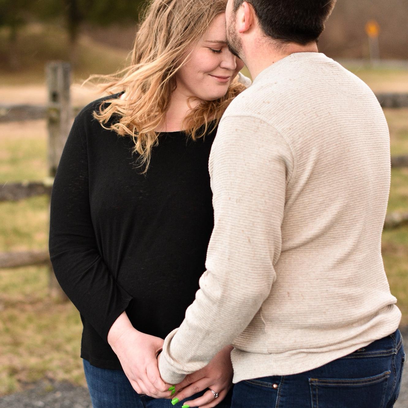 Vaughn definitely thought Hunter was going to propose during this photo shoot, but is glad he did not because of her bright green nails, haha!