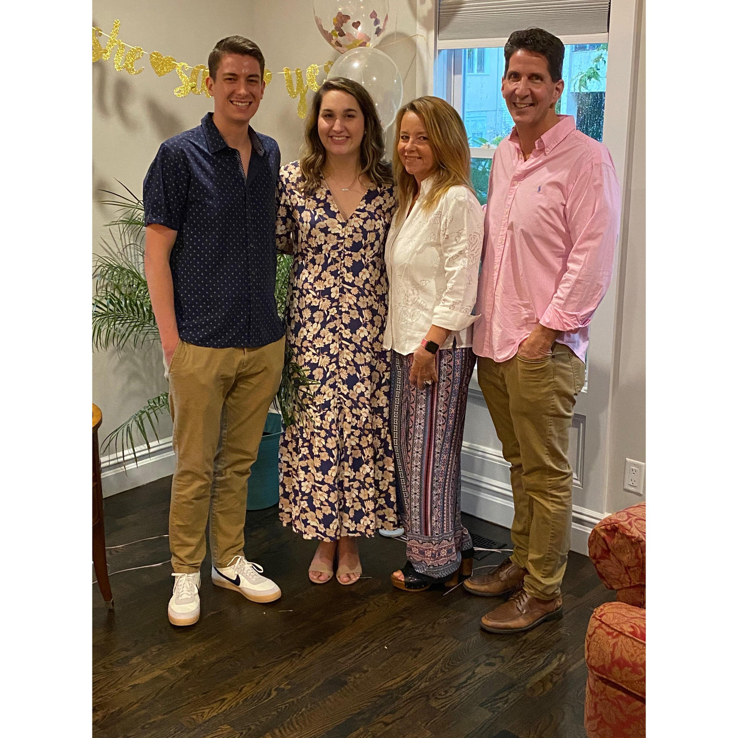 Engagement party at the Martinos.