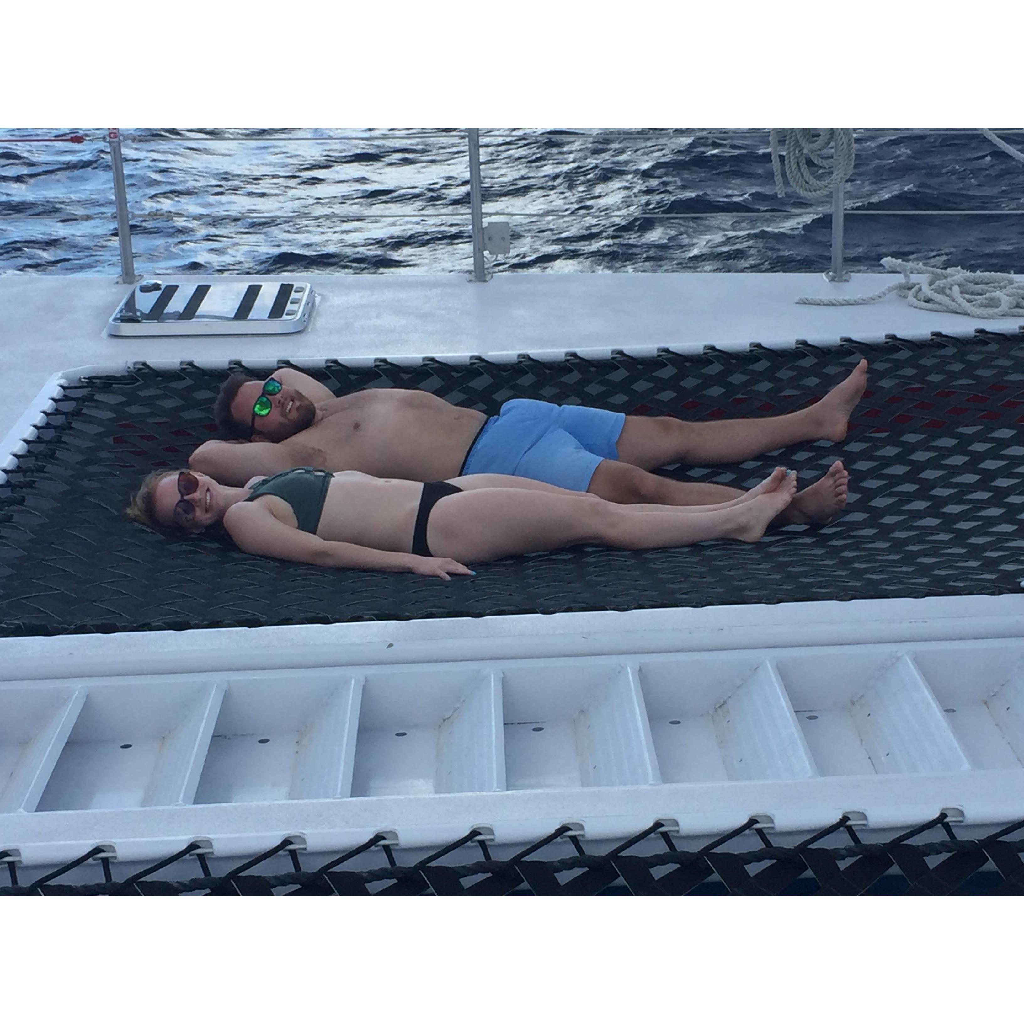 Sailing in the Cayman Islands
