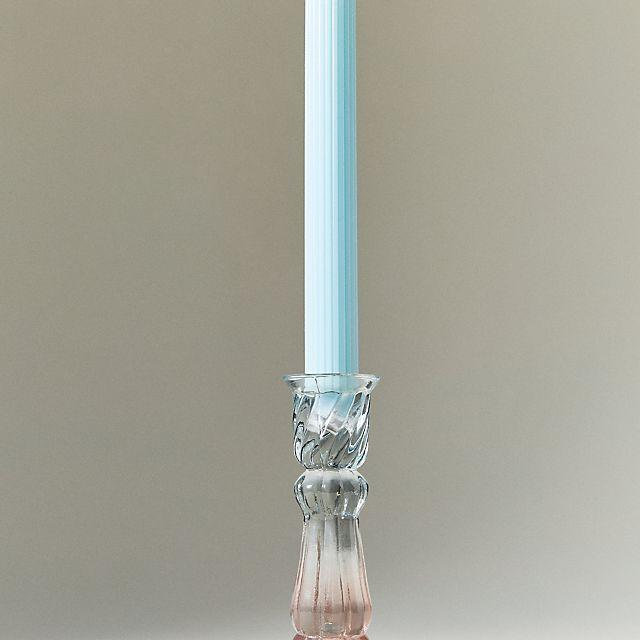 Ombre Glass Candle Holder
