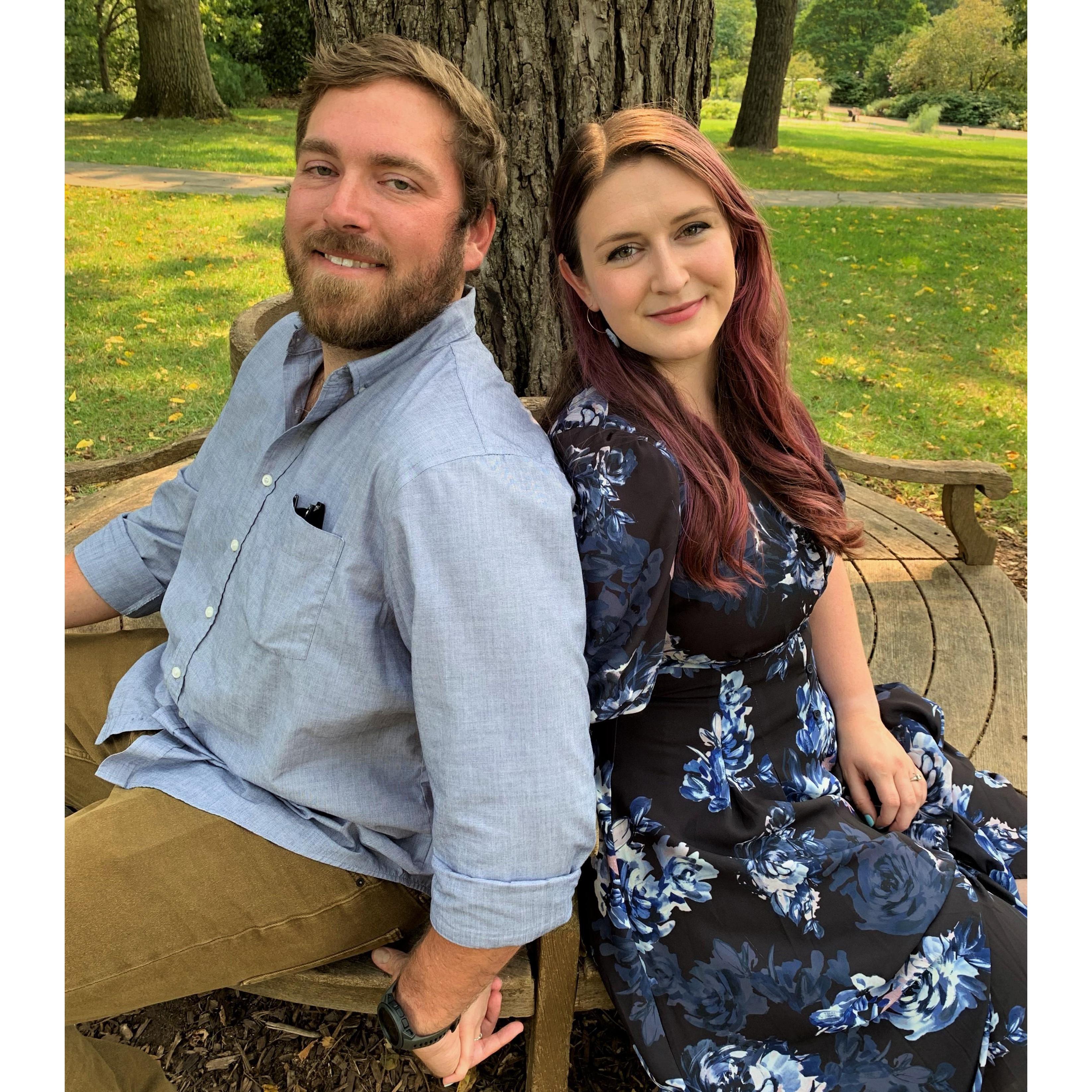 Engagement pictures at the Missouri Botanical Garden (2021)