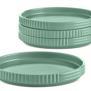 The Cellar Aaden Textured Appetizer Plates, Set of 4, Exclusively at Macy's - Macy's