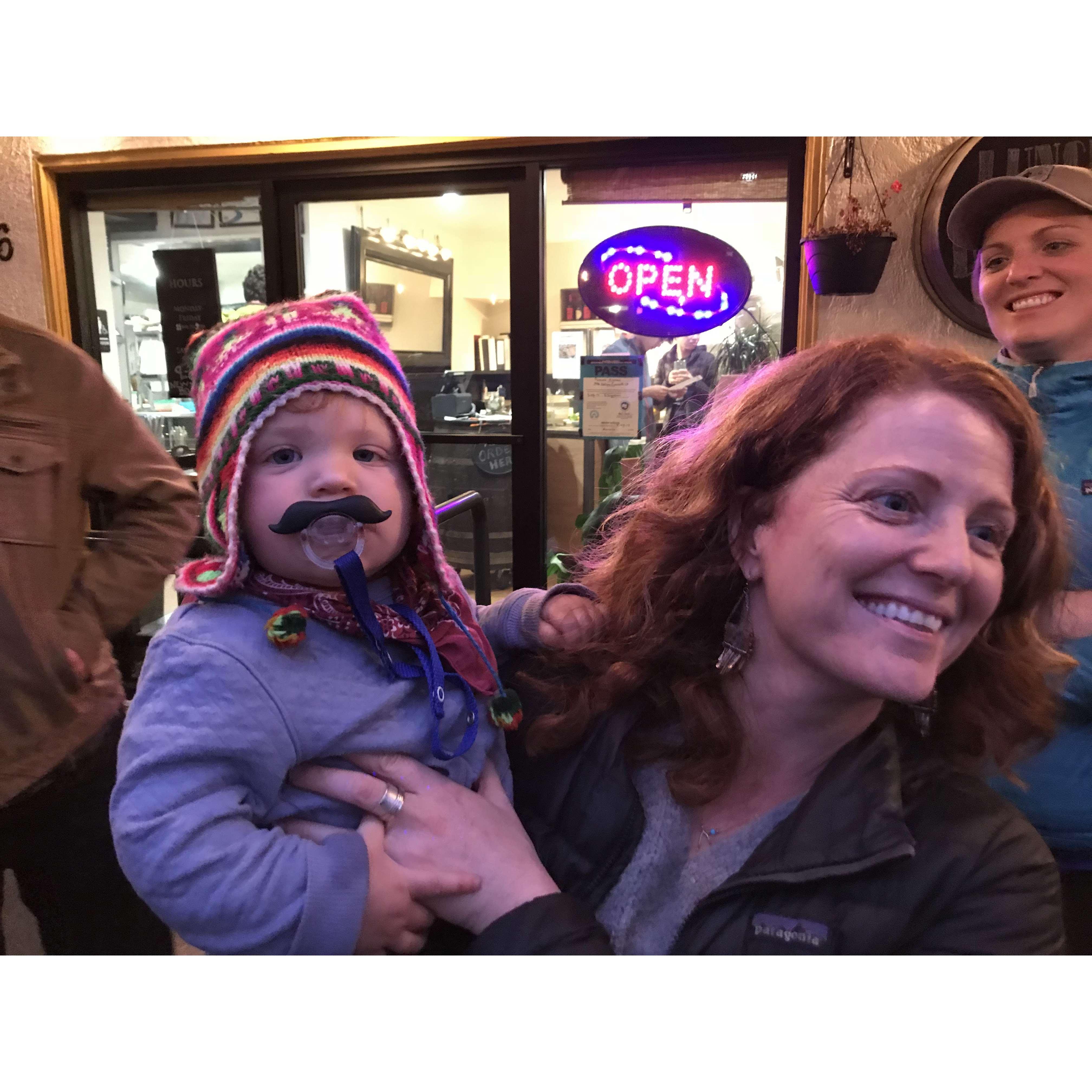 Christina (Tina) is Kay's sister (yes, older can you believe it?!) and joining us from Oakland where she lives and works (ask her about her recent promotion!!)