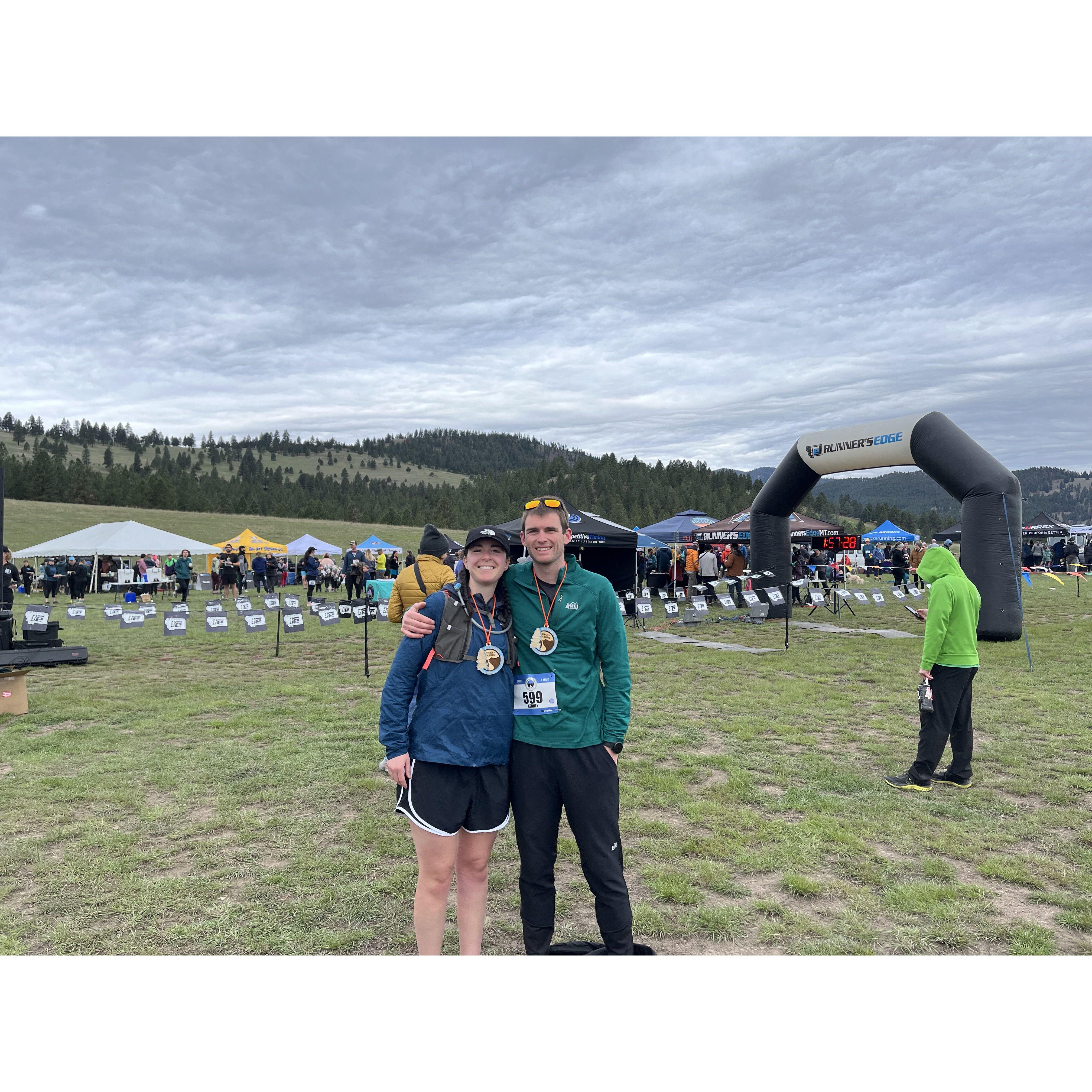 Trail race in Missoula, MT