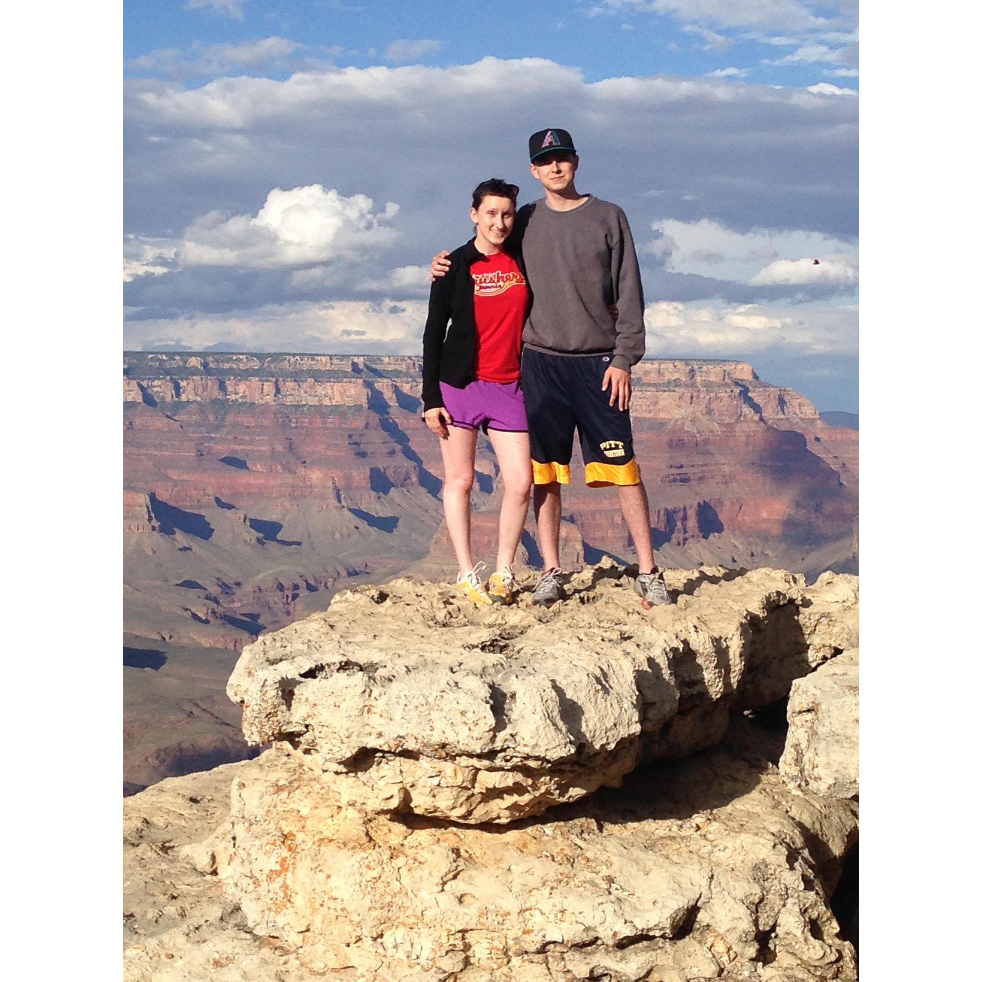 Our Grand Canyon stop on Roy and Yelena's Excellent Adventure