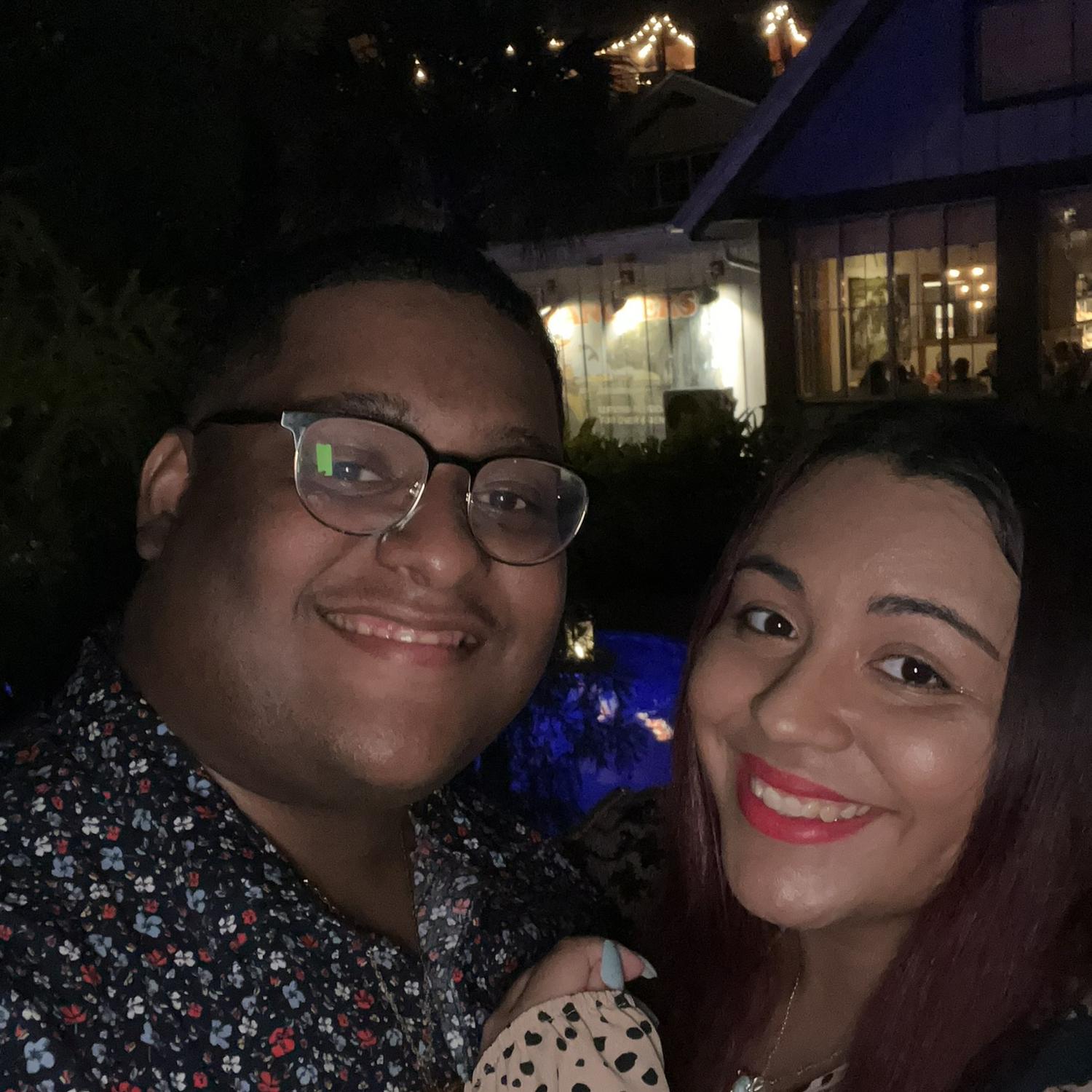 Cristopher and I were incredibly nervous at how quickly our souls felt connected. 

Pictured here is us on our fourth date. 🤍