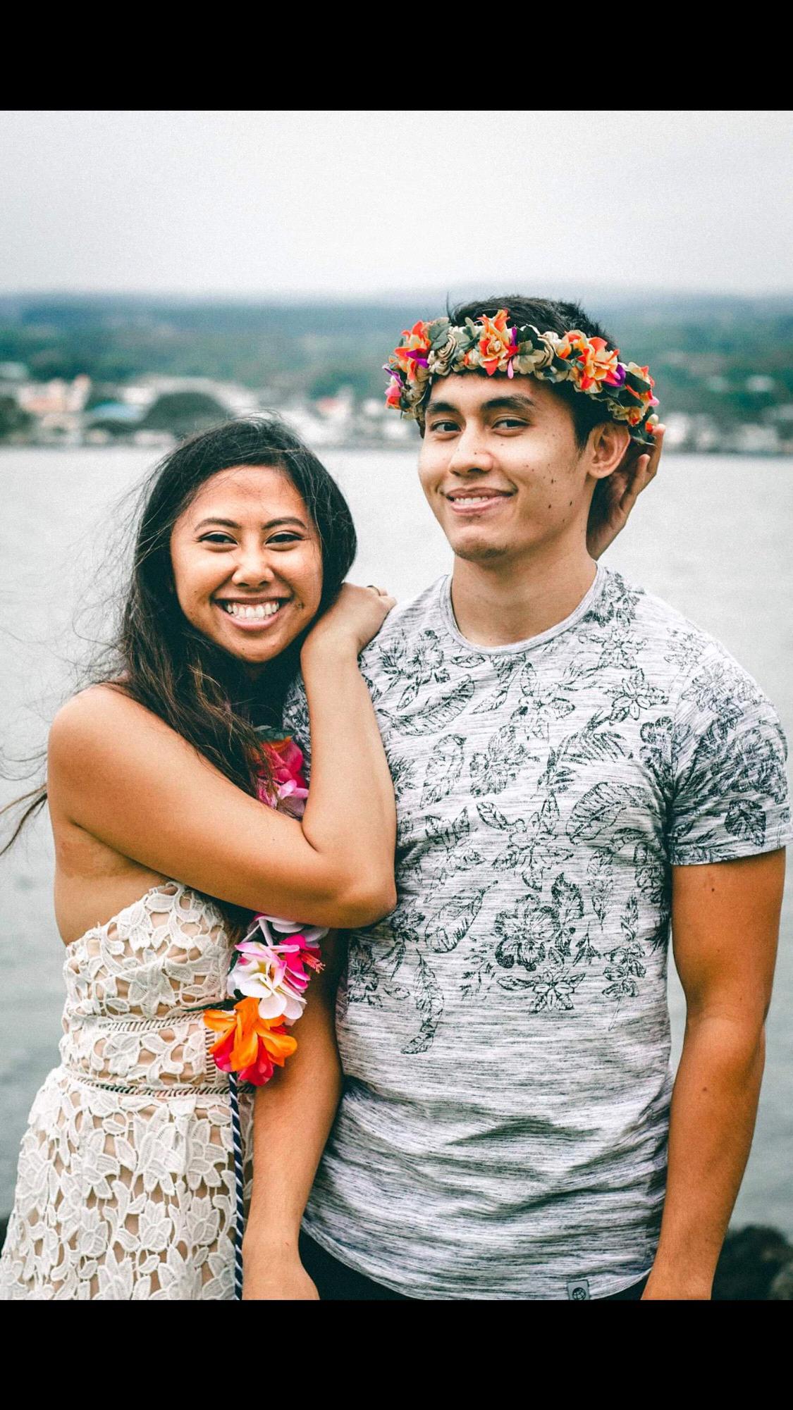 My Graduation weekend- funny fact he had already told me had feelings for me, but I made him wait a little while before I said, "Yes, to being his girl" <3