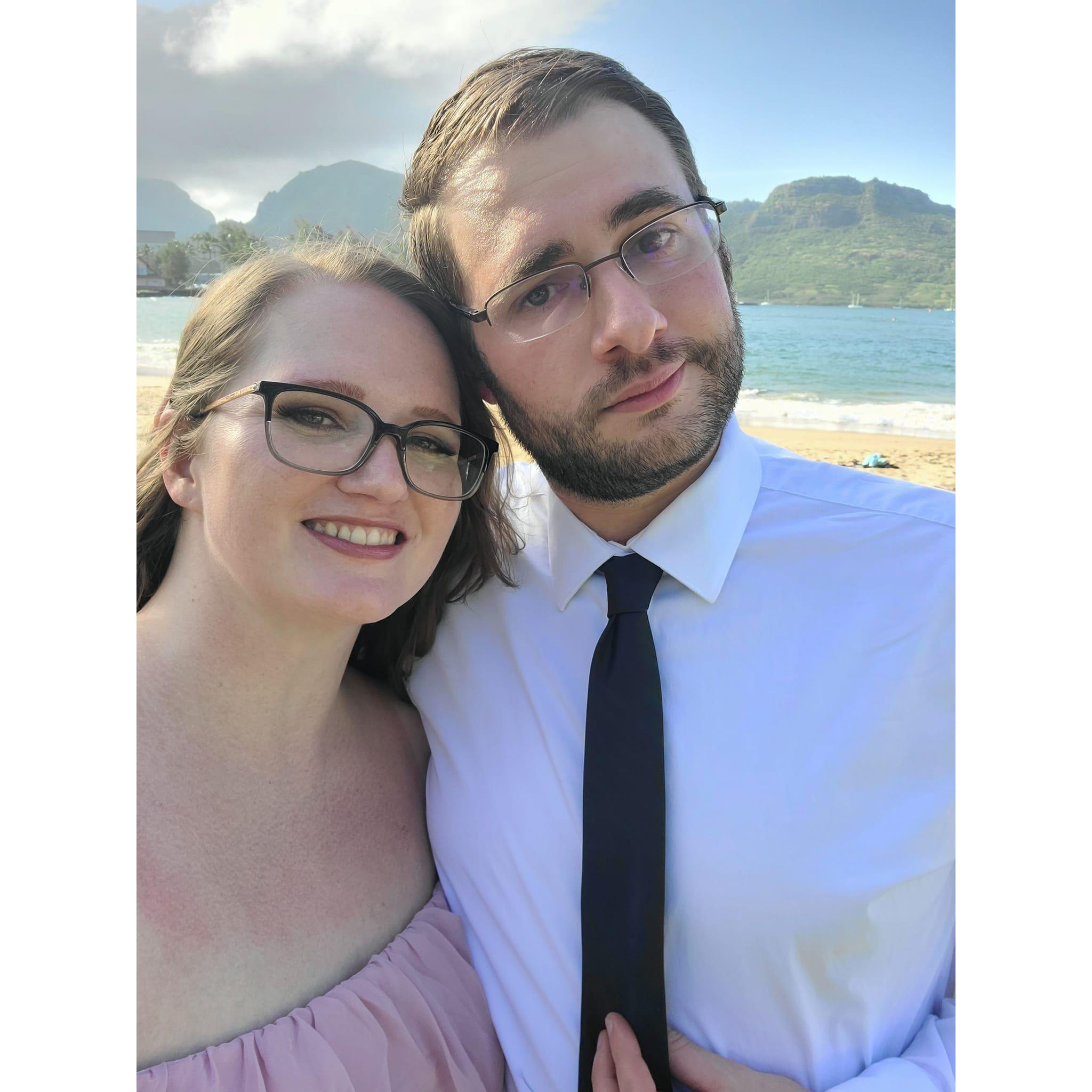 Attended our first wedding together.
