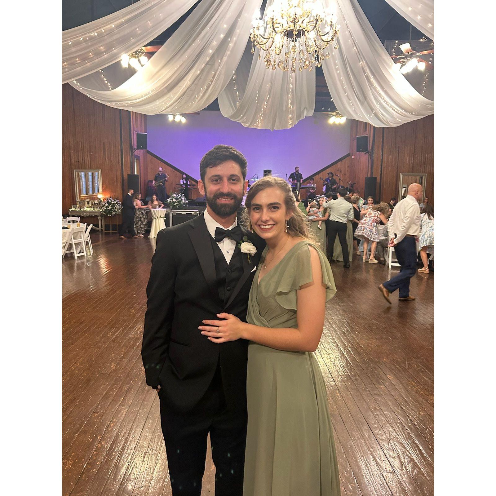 Meghan and Noah's wedding.... both cried most of the ceremony
