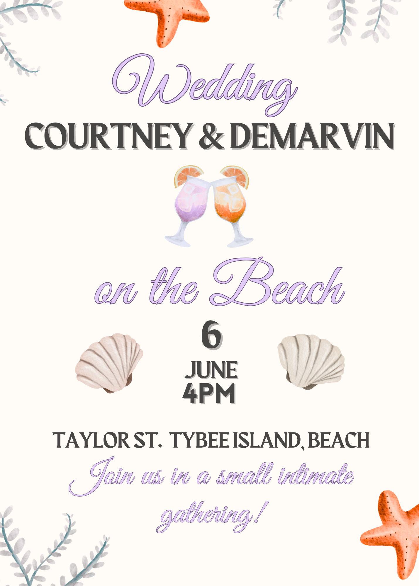 The Wedding Website of Courtney Richardson and Demarvin Morgan