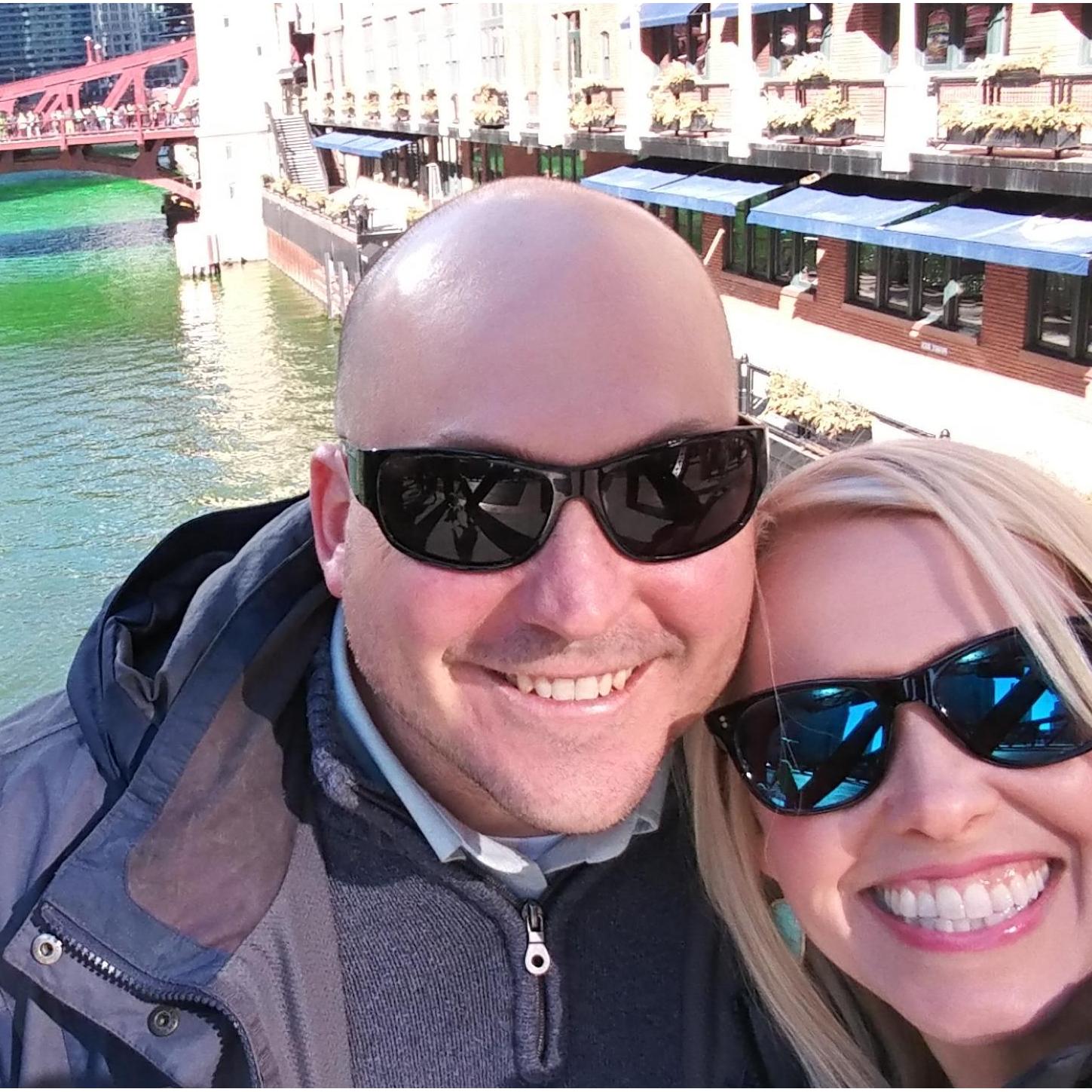 Chicago River for St. Patty's!