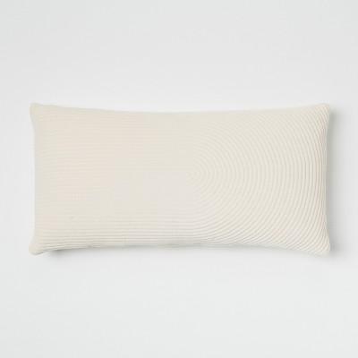 Quilted Velvet Oversize Lumbar Throw Pillow (Includes Tax)