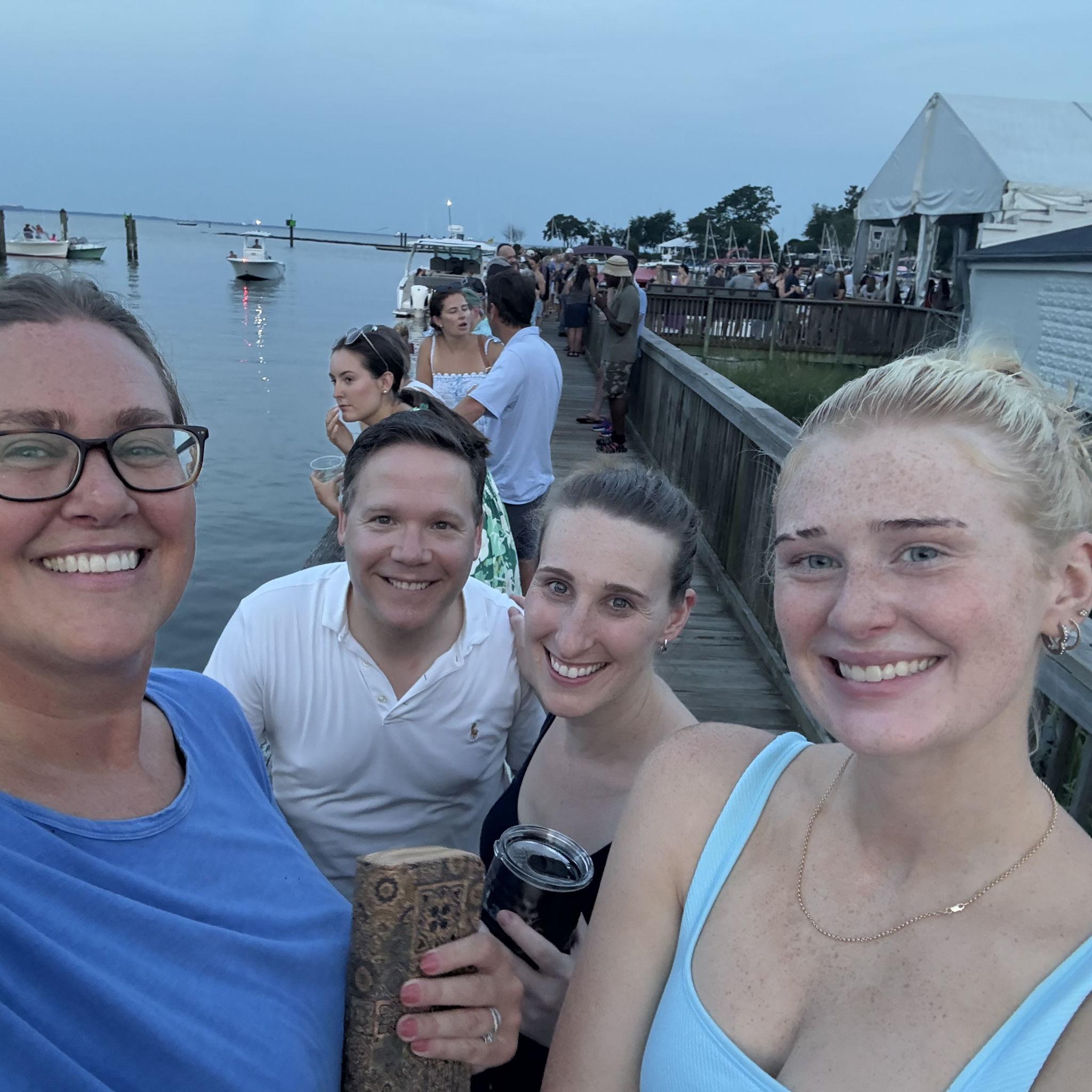 Enjoying Tides and Tunes on a beautiful summer day.