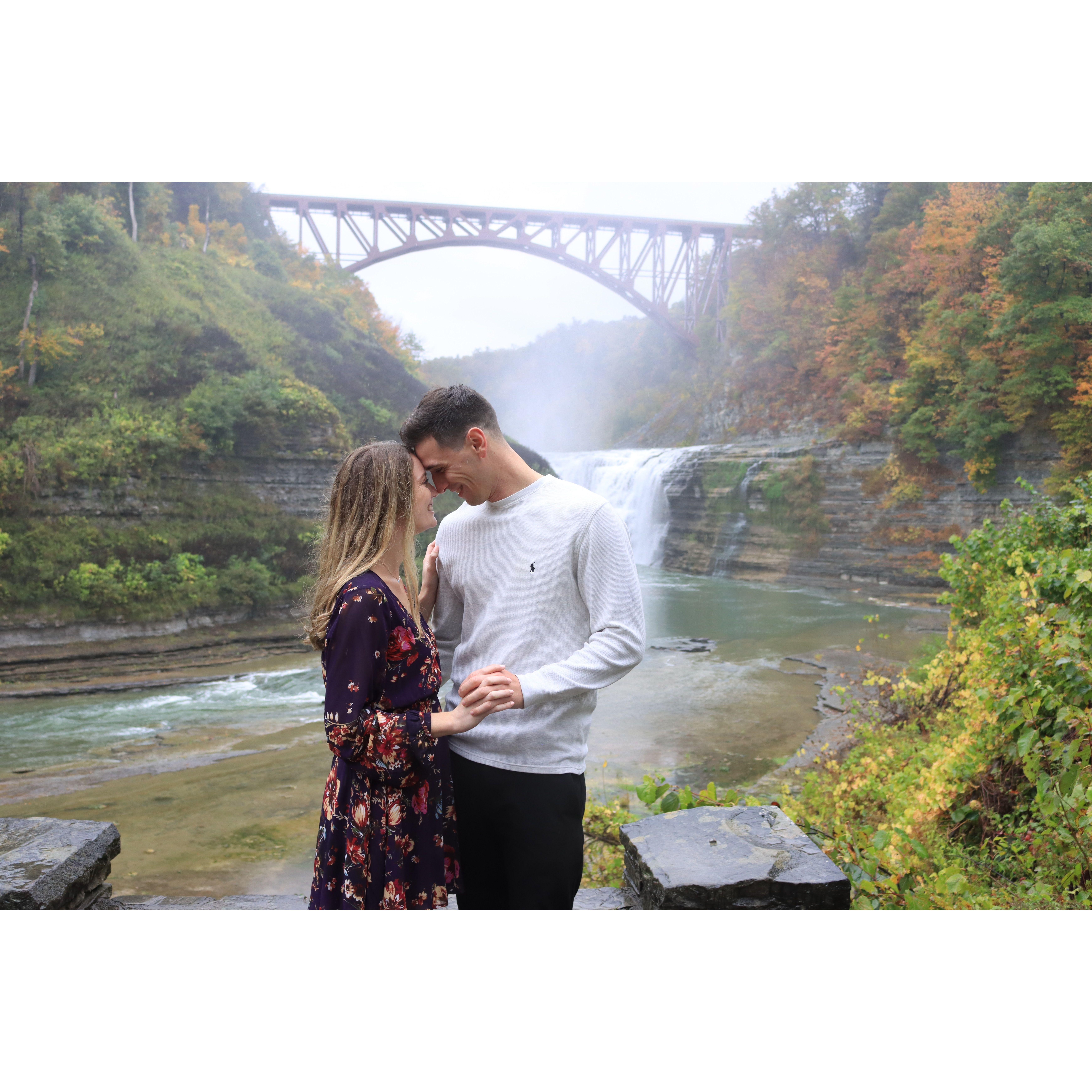 Engagement Picutres at Letchworth State Park