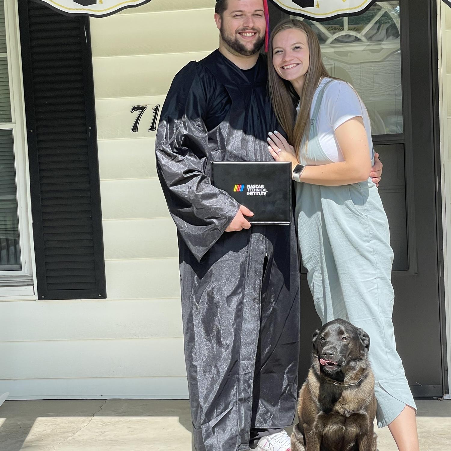 the one where he graduated