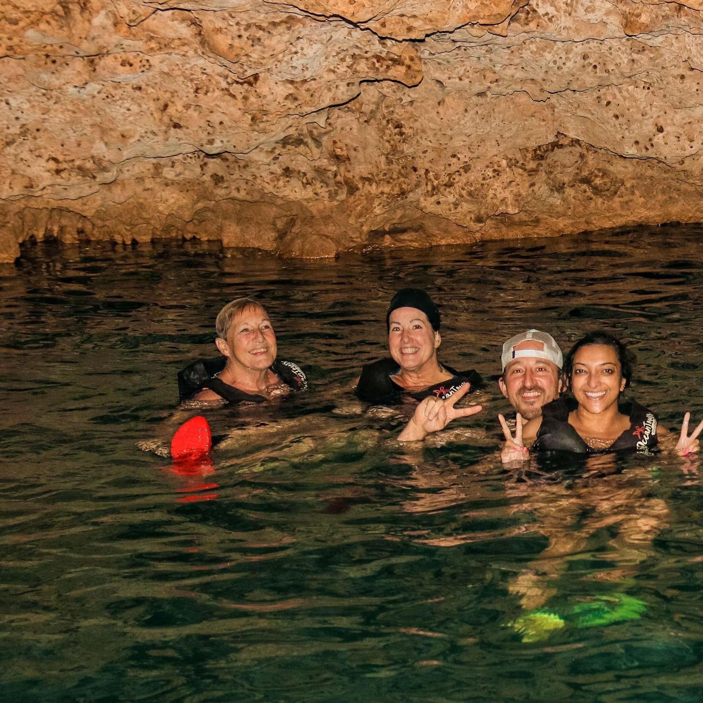 Cenote exploring in Tulum