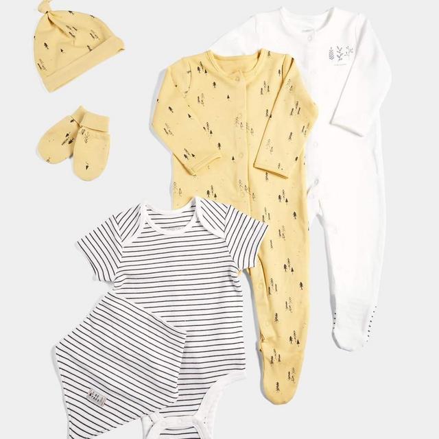 6 Piece Set Nature Print