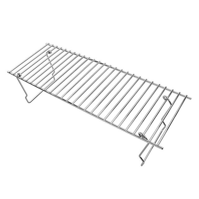 Grisun Universal Grill Rack for Gas, Charcoal, Wood Pellet Grill, Traeger Accessories Chrome Upper Rack, Warming Grate, Warming Rack (19 x 6.6 x 4.5 Inches)