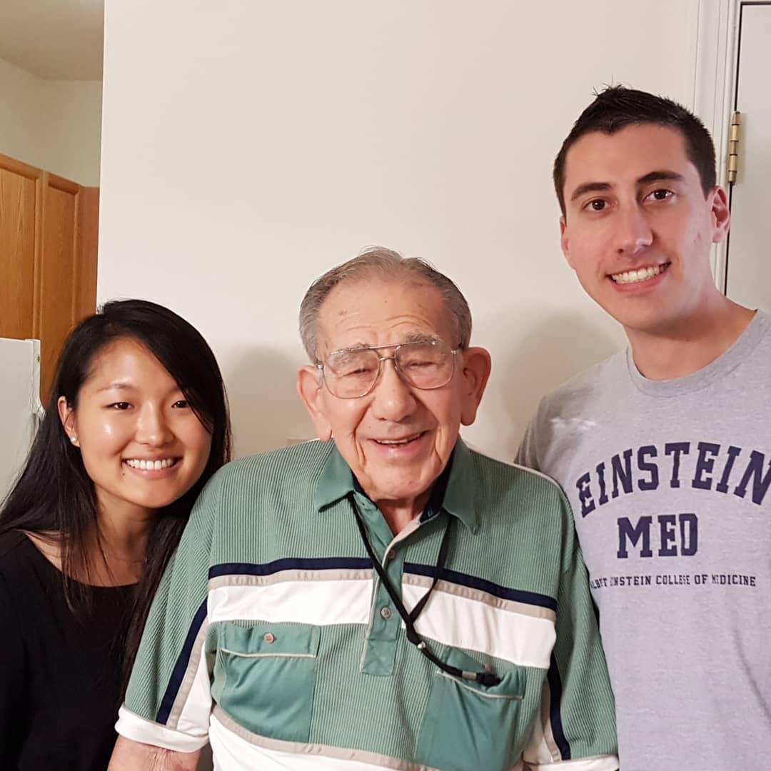 When Cathy met Grandpa G for the first time