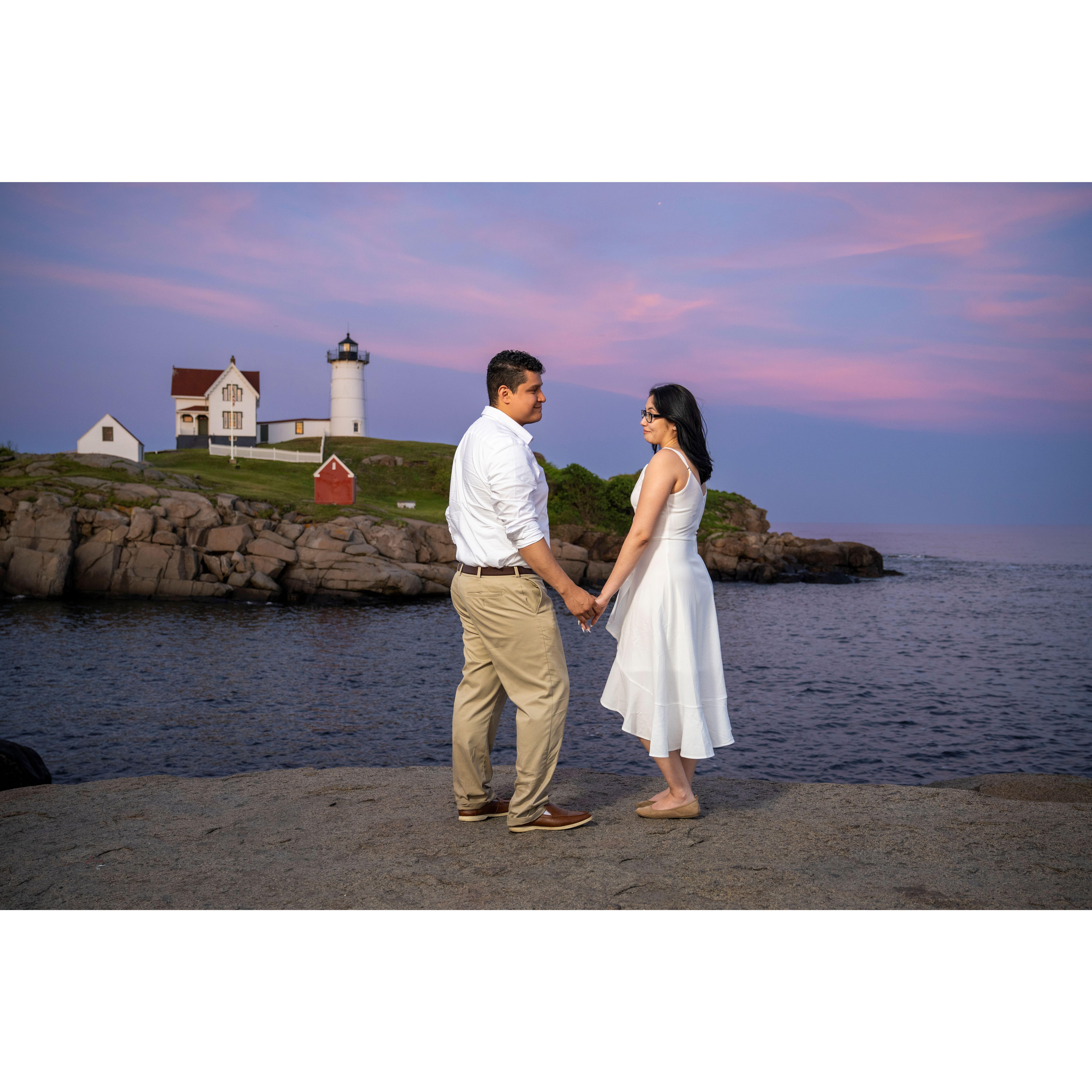 Our first time at Nubble Lighthouse
