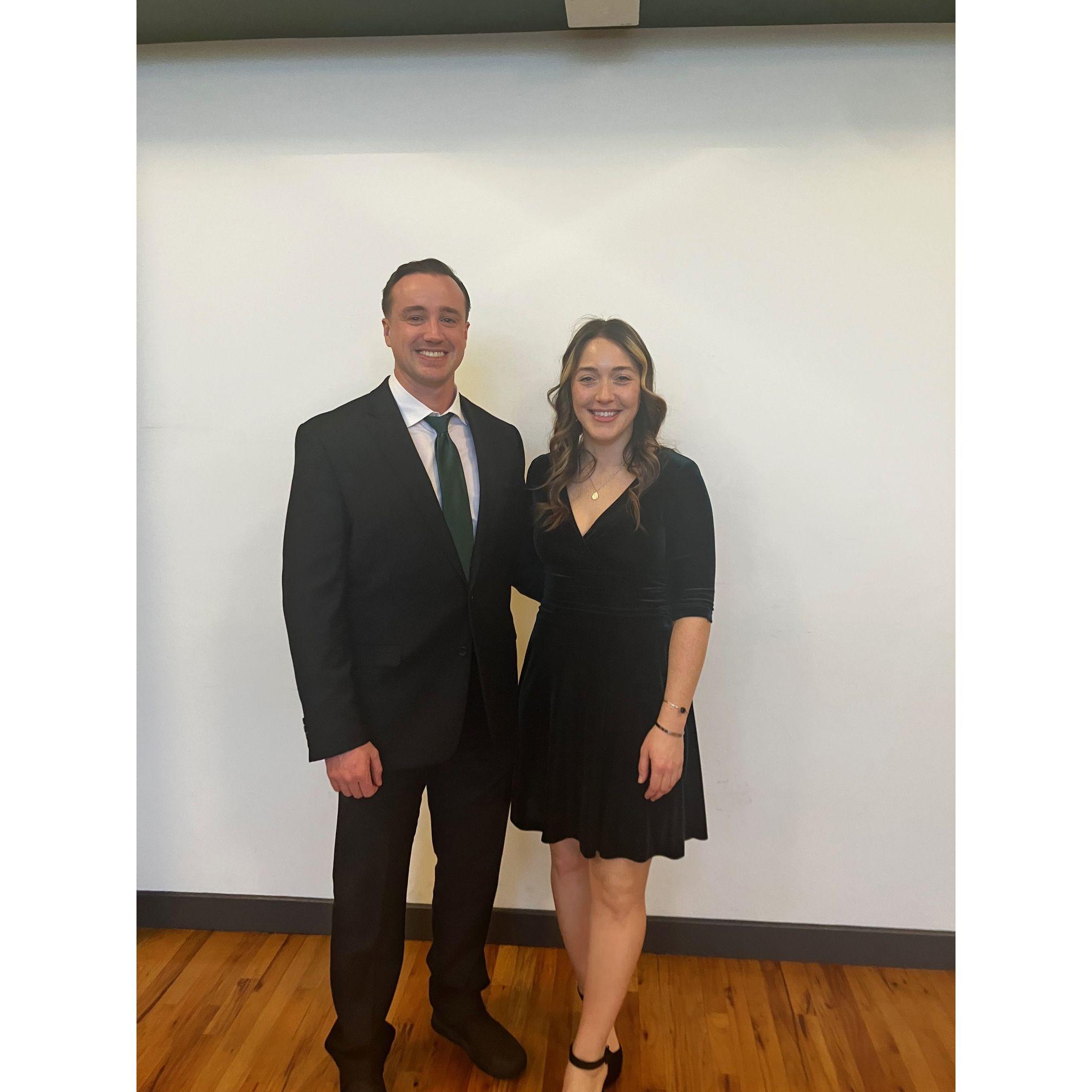 The first wedding we attended together. Congrats Cliff and Rachel!