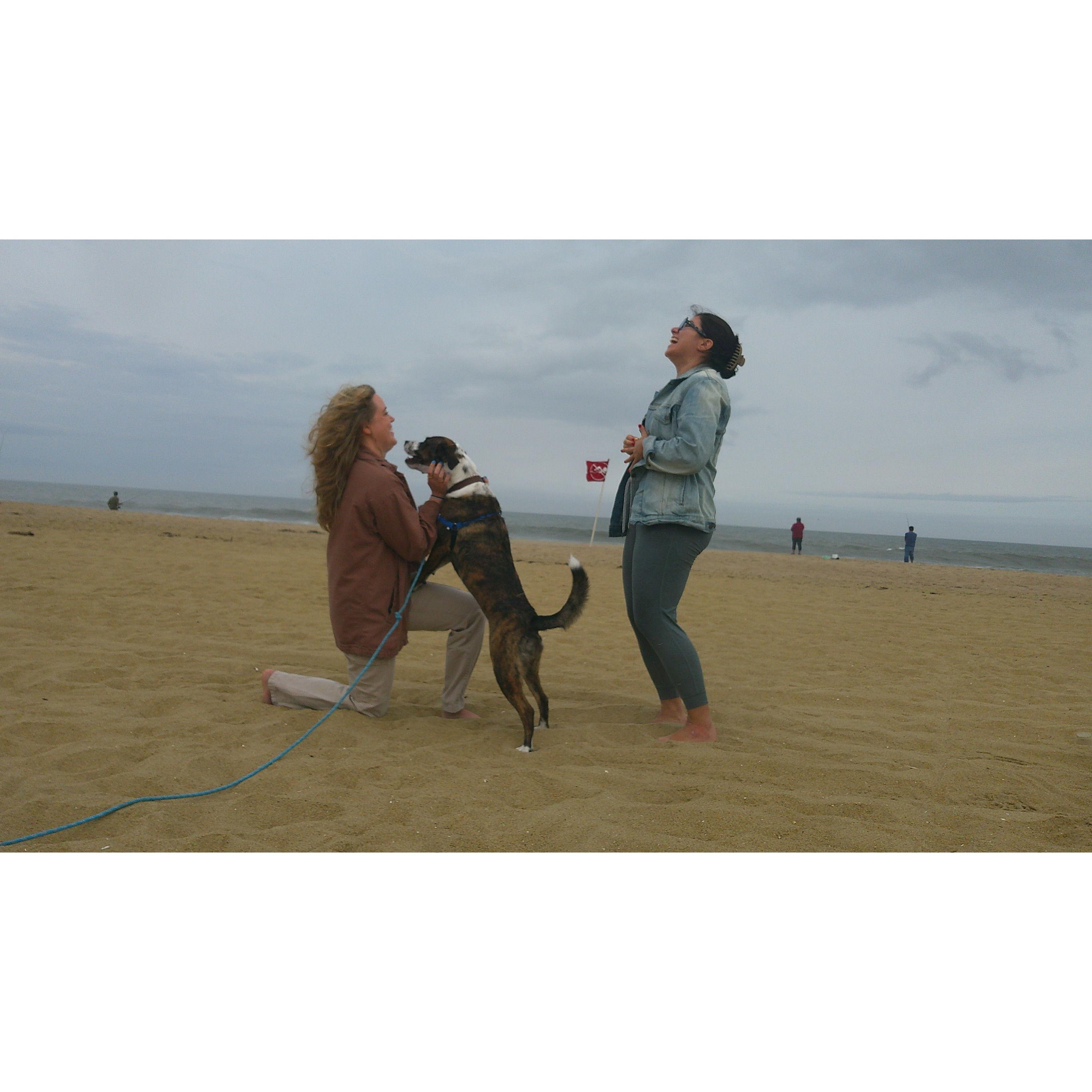Allison proposed back to Danielle!!!! on September 26, 2024! (notice the date? not a coincidence at the time)