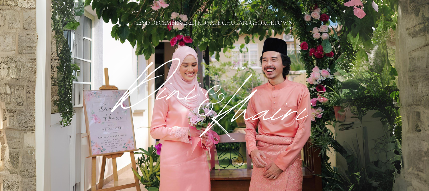 The Wedding Website of Khairi Ezzkhairi and Dini Batrisyia