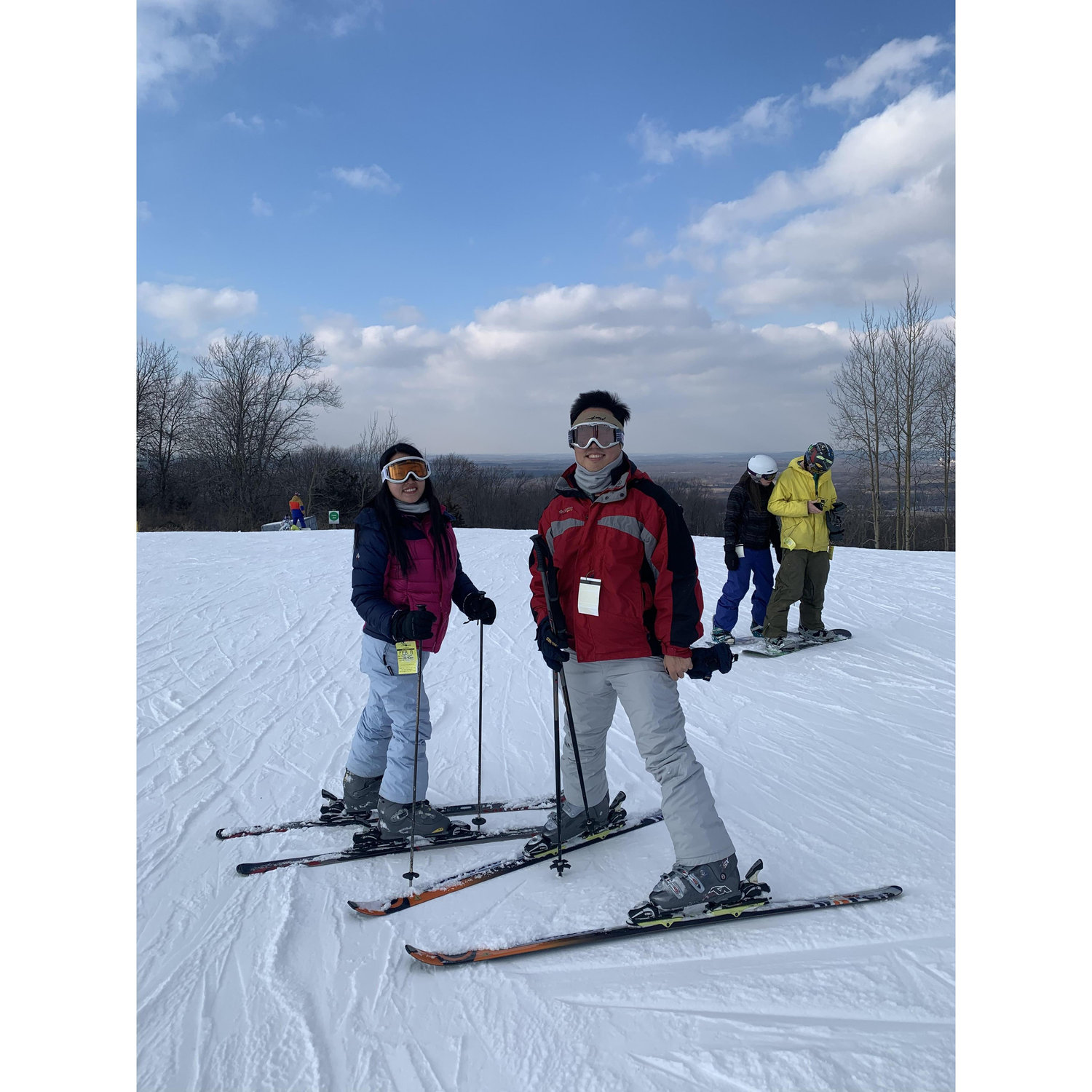 This is the day Jun asked me to be his girlfriend on the ski lift!