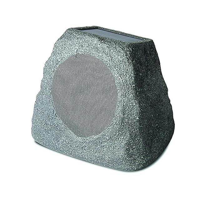 ION Audio Solar Stone | Wireless Solar-Rechargeable Garden Speaker (Single)