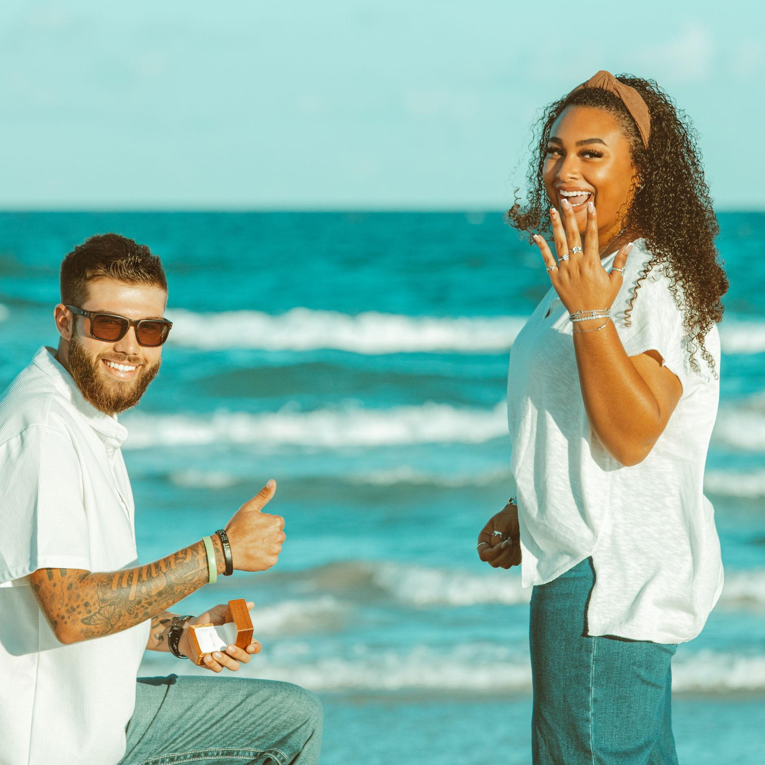 When she said yes!