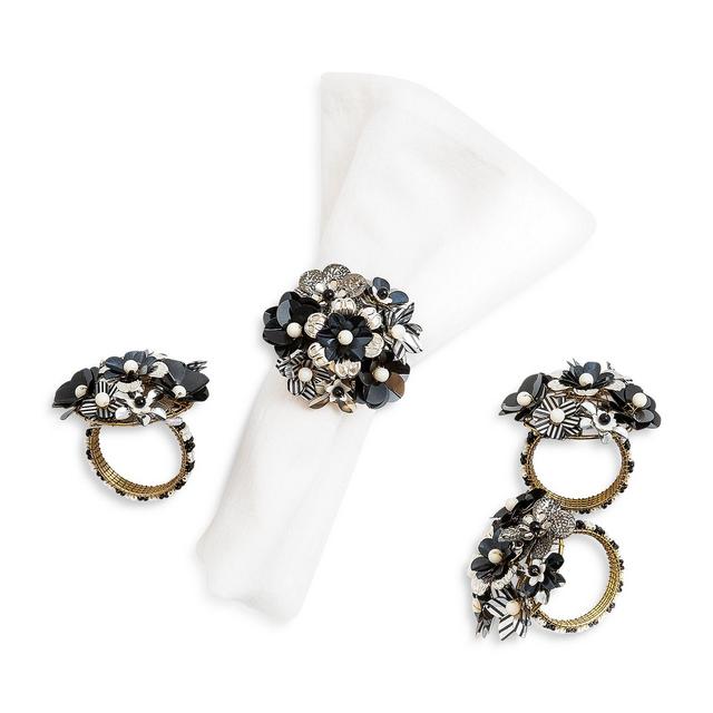 Mackenzie-Childs Marquee Napkin Rings, Set of 4
