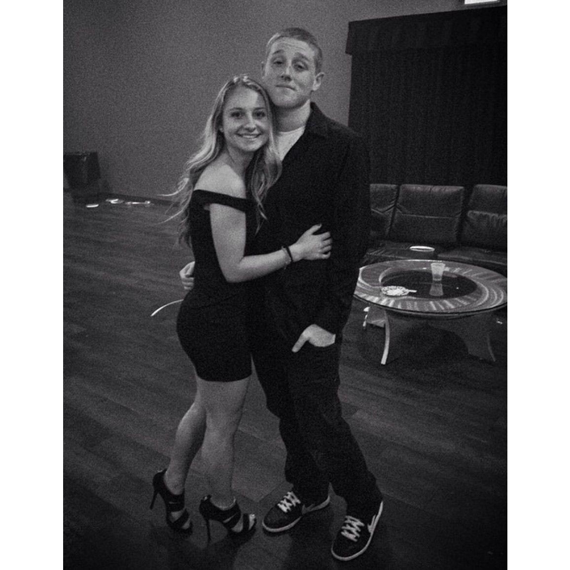 Our first picture ever taken together