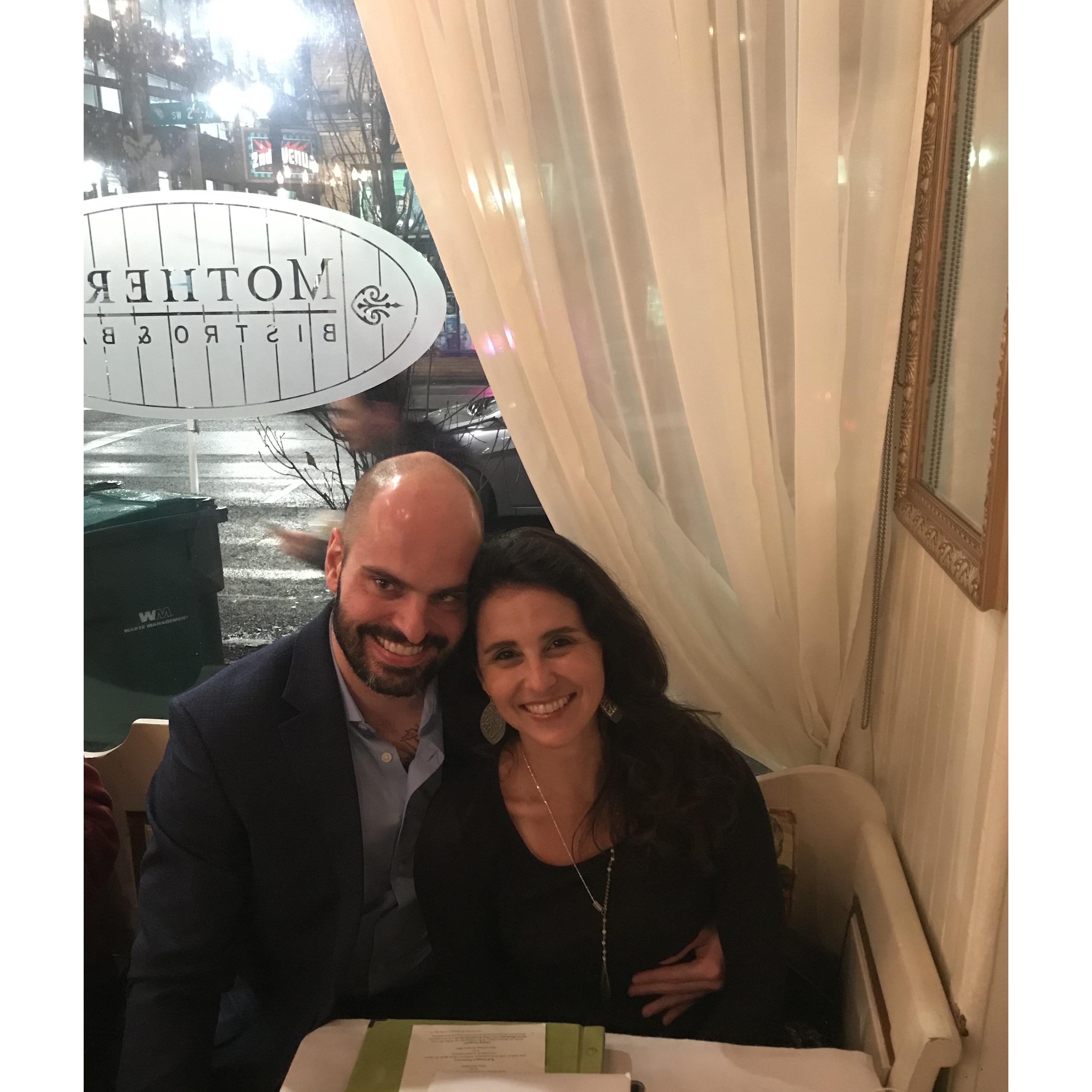 Angela's first birthday with Chris. He made it super special!