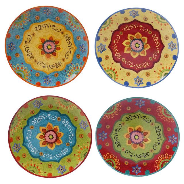 Dinner Plate 10.5" Tunisian Sunset Set of 4 - Certified International
