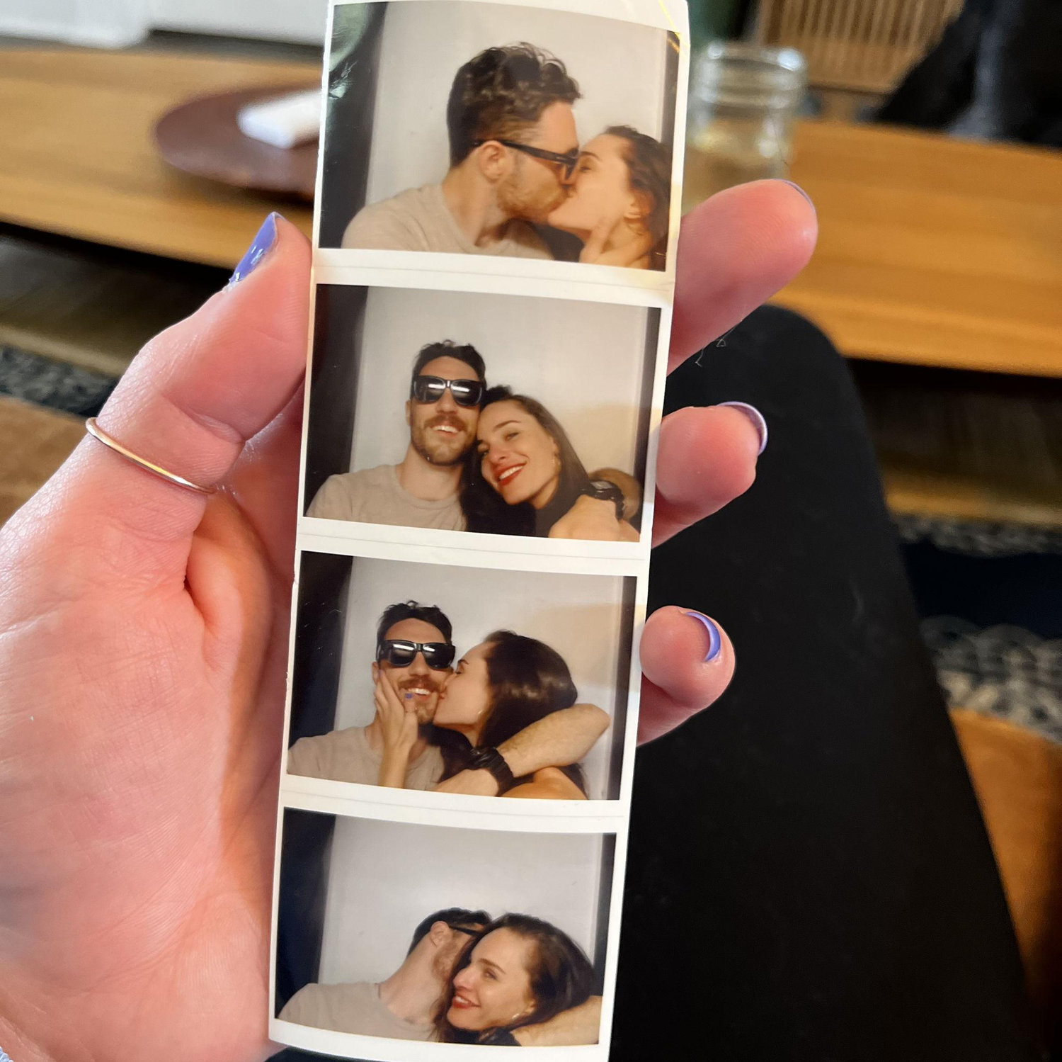 First Photo Booth Moment