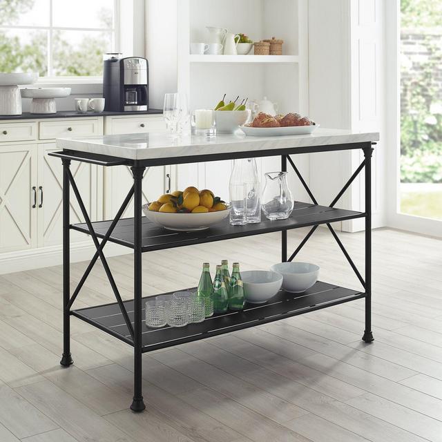 Briallen Kitchen Island with Manufactured Wood Top